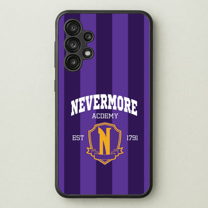 Addams Academy Purple  - Wednesday Phone Case for Galaxy A13