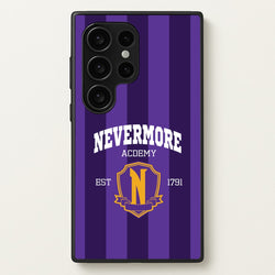 Addams Academy Purple  - Wednesday Phone Case for Galaxy S24 Ultra