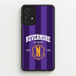 Addams Academy Purple  - Wednesday Phone Case for Galaxy A52 / A52s