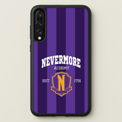 Addams Academy Purple  - Wednesday Phone Case for Huawei P20 Pro