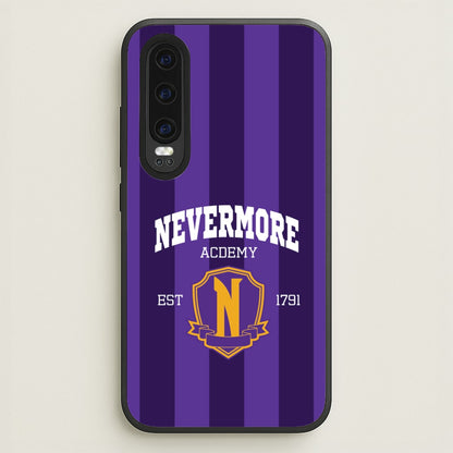 Addams Academy Purple  - Wednesday Phone Case for Huawei P30