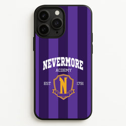 Addams Academy Purple  - Wednesday Phone Case for iPhone 11 Pro