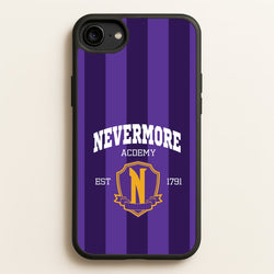 Addams Academy Purple  - Wednesday Phone Case for iPhone 6 / 7 / 8 / SE