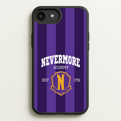Addams Academy Purple  - Wednesday Phone Case for iPhone 6 Plus / 7 Plus / 8 Plus