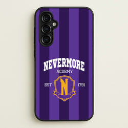 Addams Academy Purple  - Wednesday Phone Case for Galaxy A54