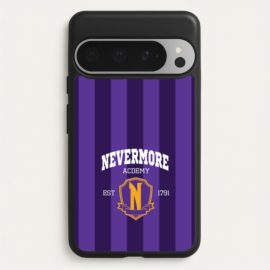 Addams Academy Purple  - Wednesday Phone Case for Google Pixel 9 Pro XL