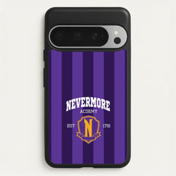 Addams Academy Purple  - Wednesday Phone Case for Google Pixel 9 Pro XL