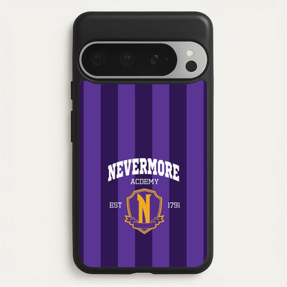 Addams Academy Purple  - Wednesday Phone Case for Google Pixel 9 Pro XL