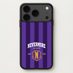 Addams Academy Purple Phone Case for iPhone 17 Pro Max
