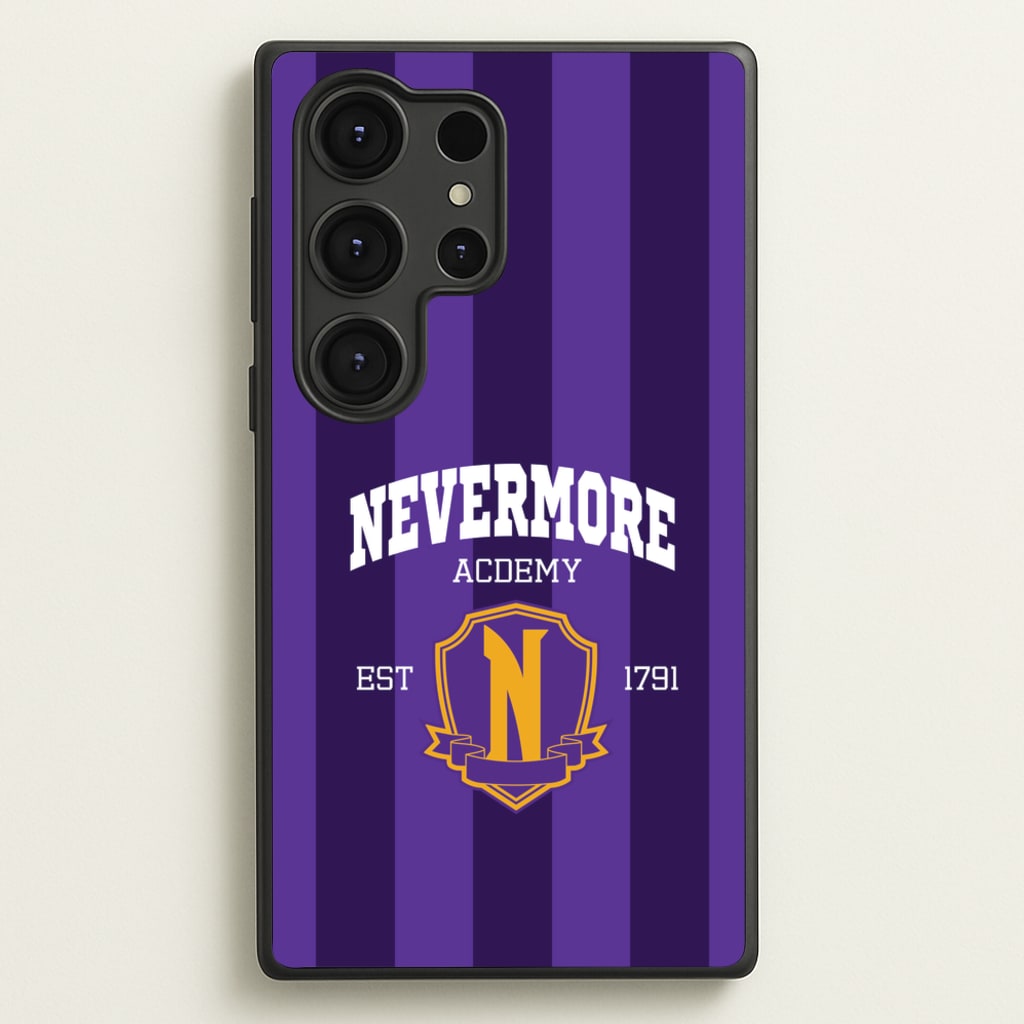 Addams Academy Purple  - Wednesday Phone Case for Galaxy S25 Ultra