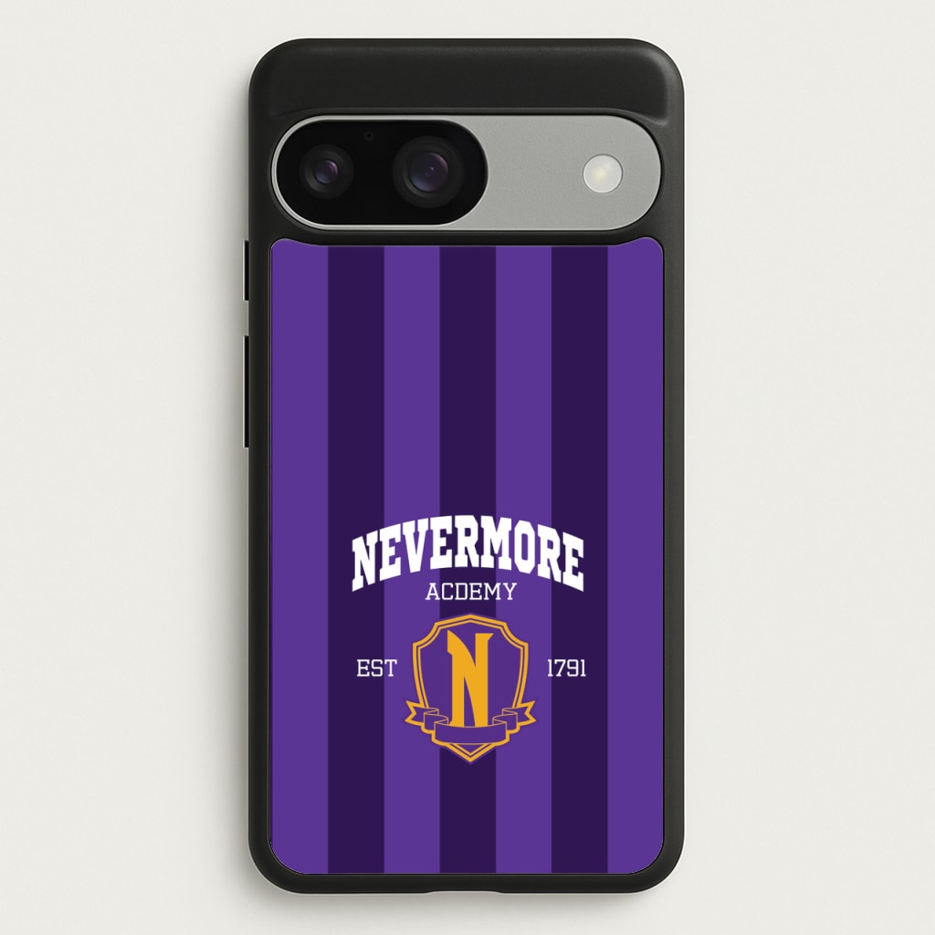 Addams Academy Purple  - Wednesday Phone Case for Google Pixel 9 / 9 Pro