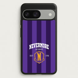 Addams Academy Purple  - Wednesday Phone Case for Google Pixel 9 / 9 Pro