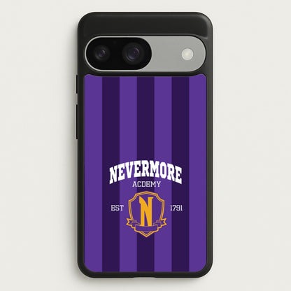 Addams Academy Purple  - Wednesday Phone Case for Google Pixel 9 / 9 Pro