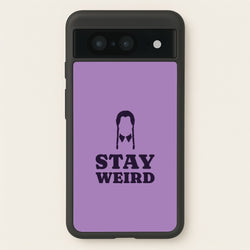 Stay Weird Purple  - Wednesday Phone Case for Google Pixel 8