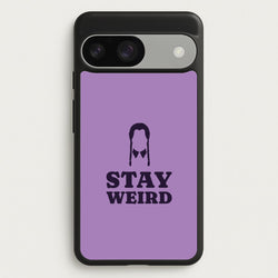 Stay Weird Purple  - Wednesday Phone Case for Google Pixel 9 / 9 Pro