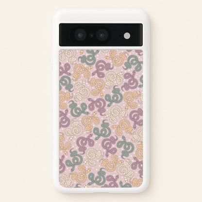 Snakes And Stars - Western   - Western Phone Case for Google Pixel 8