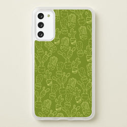 Green And Yellow Cacti - Western   - Western Phone Case for Galaxy S20