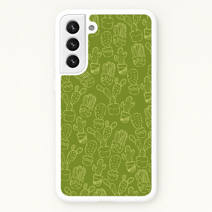 Green And Yellow Cacti - Western   - Western Phone Case for Galaxy S22 Plus