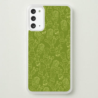 Green And Yellow Cacti - Western   - Western Phone Case for Galaxy Note 20