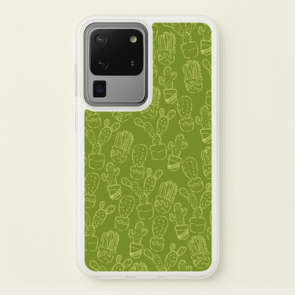 Green And Yellow Cacti - Western   - Western Phone Case for Galaxy S20 Ultra