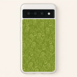 Green And Yellow Cacti - Western   - Western Phone Case for Google Pixel 7 Pro