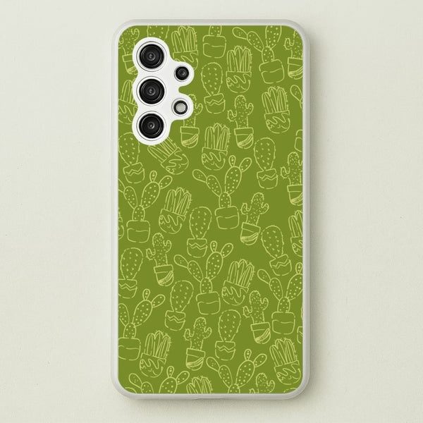 Green And Yellow Cacti - Western   - Western Phone Case for Galaxy A13