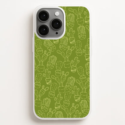 Green And Yellow Cacti - Western   - Western Phone Case for iPhone 12 Pro Max