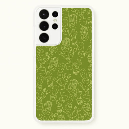 Green And Yellow Cacti - Western   - Western Phone Case for Galaxy S21 Ultra