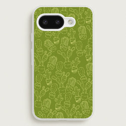 Green And Yellow Cacti - Western   - Western Phone Case for Google Pixel 9a