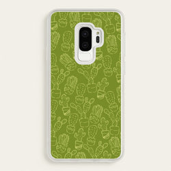 Green And Yellow Cacti - Western   - Western Phone Case for Galaxy S9 Plus