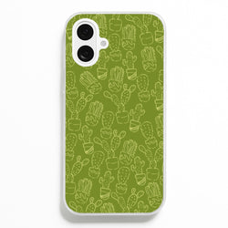 Green And Yellow Cacti - Western Phone Case