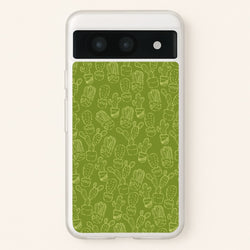 Green And Yellow Cacti - Western   - Western Phone Case for Google Pixel 8a