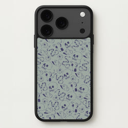 Blue Snakes And Skulls - Western Phone Case for iPhone 17 Pro