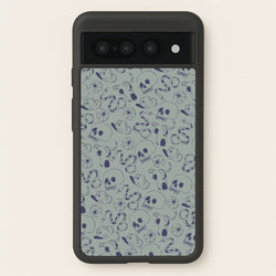 Blue Snakes And Skulls - Western   - Western Phone Case for Google Pixel 7 Pro