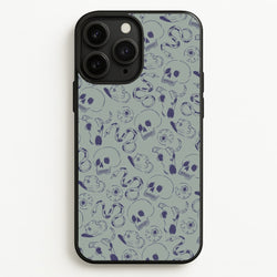Blue Snakes And Skulls - Western   - Western Phone Case for iPhone 11 Pro Max