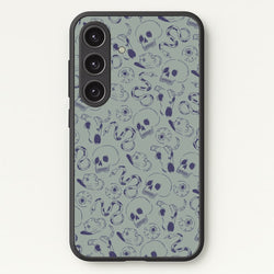 Blue Snakes And Skulls - Western   - Western Phone Case for Galaxy S25 Plus