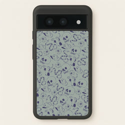 Blue Snakes And Skulls - Western   - Western Phone Case for Google Pixel 8a