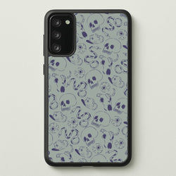 Blue Snakes And Skulls - Western   - Western Phone Case for Galaxy S20FE