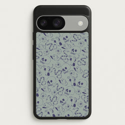 Blue Snakes And Skulls - Western   - Western Phone Case for Google Pixel 9 / 9 Pro