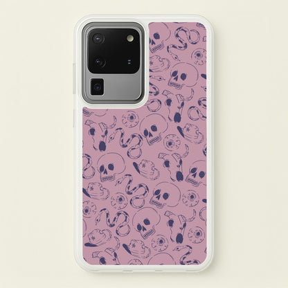 Purple Snakes And Skulls - Western   - Western Phone Case for Galaxy S20 Ultra