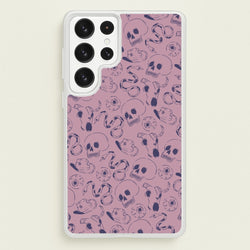 Purple Snakes And Skulls - Western   - Western Phone Case for Galaxy S22 Ultra