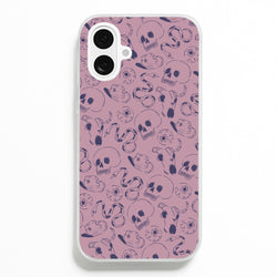 Purple Snakes And Skulls - Western Phone Case