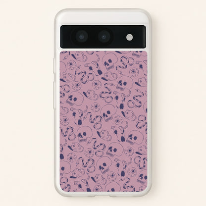 Purple Snakes And Skulls - Western   - Western Phone Case for Google Pixel 8a