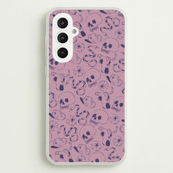 Purple Snakes And Skulls - Western   - Western Phone Case for Galaxy S23FE