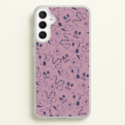 Purple Snakes And Skulls - Western   - Western Phone Case for Galaxy A36