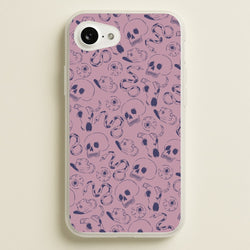 Purple Snakes And Skulls - Western   - Western Phone Case for iPhone 16e