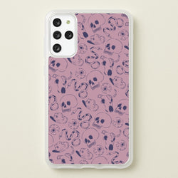 Purple Snakes And Skulls - Western   - Western Phone Case for Galaxy S20 Plus