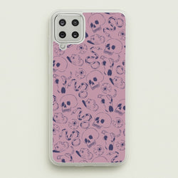 Purple Snakes And Skulls - Western   - Western Phone Case for Galaxy A12