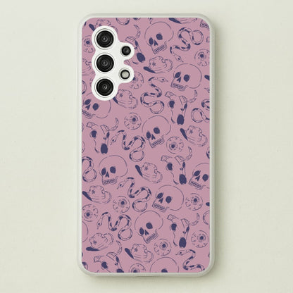 Purple Snakes And Skulls - Western   - Western Phone Case for Galaxy A13