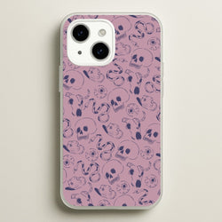 Purple Snakes And Skulls - Western   - Western Phone Case for iPhone 14